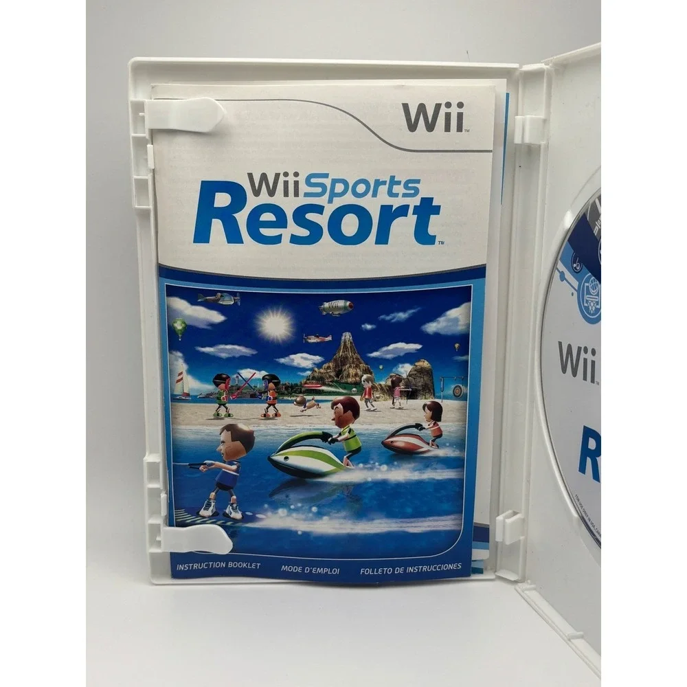 Wii Sports Resort Nintendo Wii Game CIB Manual 12 Sports RVL-RZTE-USA